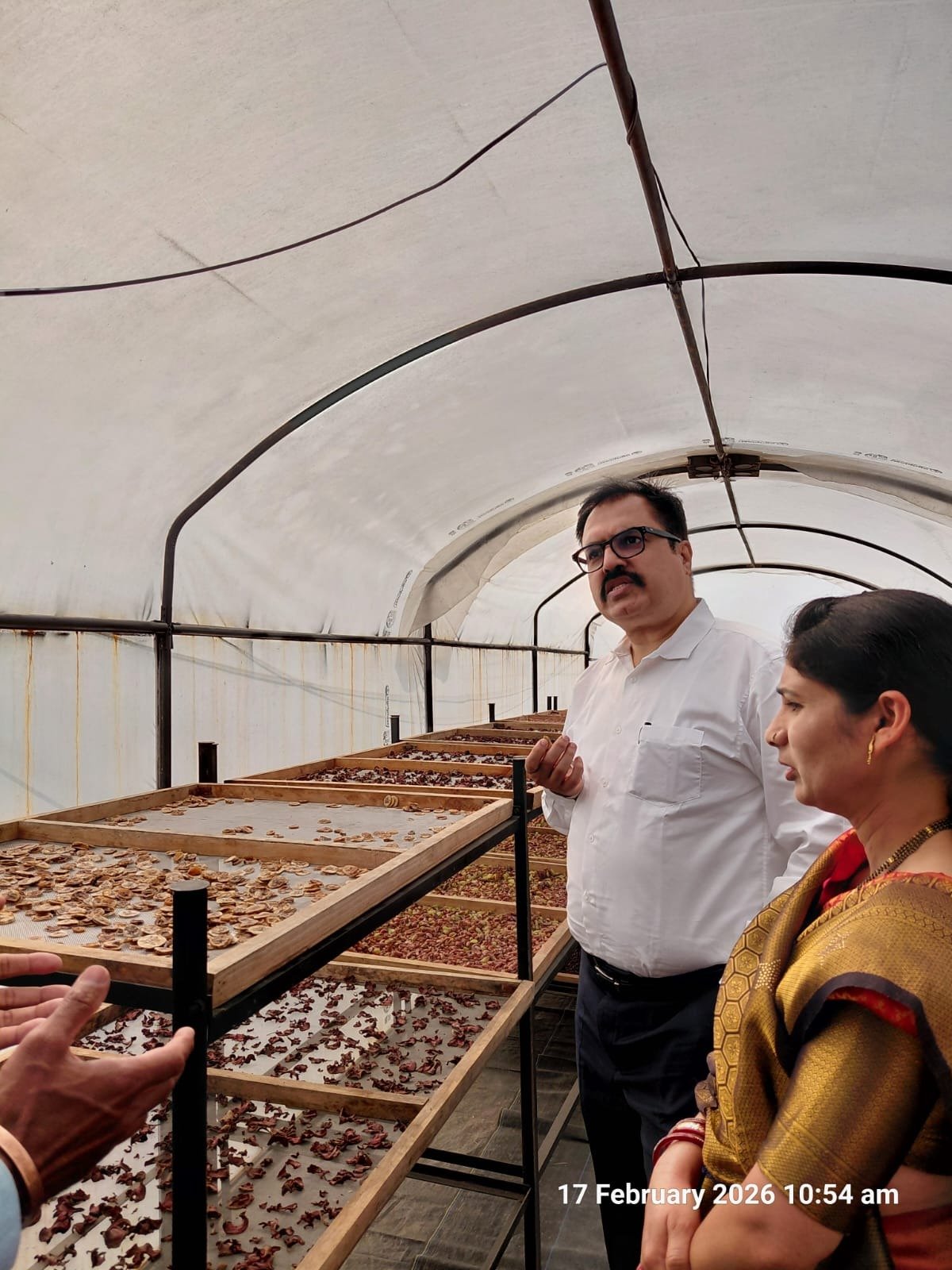 Honourable Agriculture Commissioner of Maharashtra, Shri Suraj Mandhare Sir, visiting Yashwant Farm