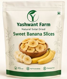 Natural Solar-Dried Sweet Banana Slices