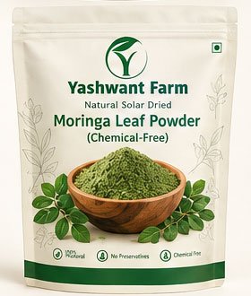 Natural Solar-Dried Moringa Leaf Powder