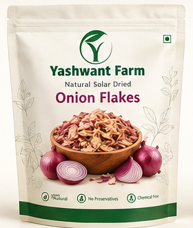 Natural Solar-Dried Onion Flakes